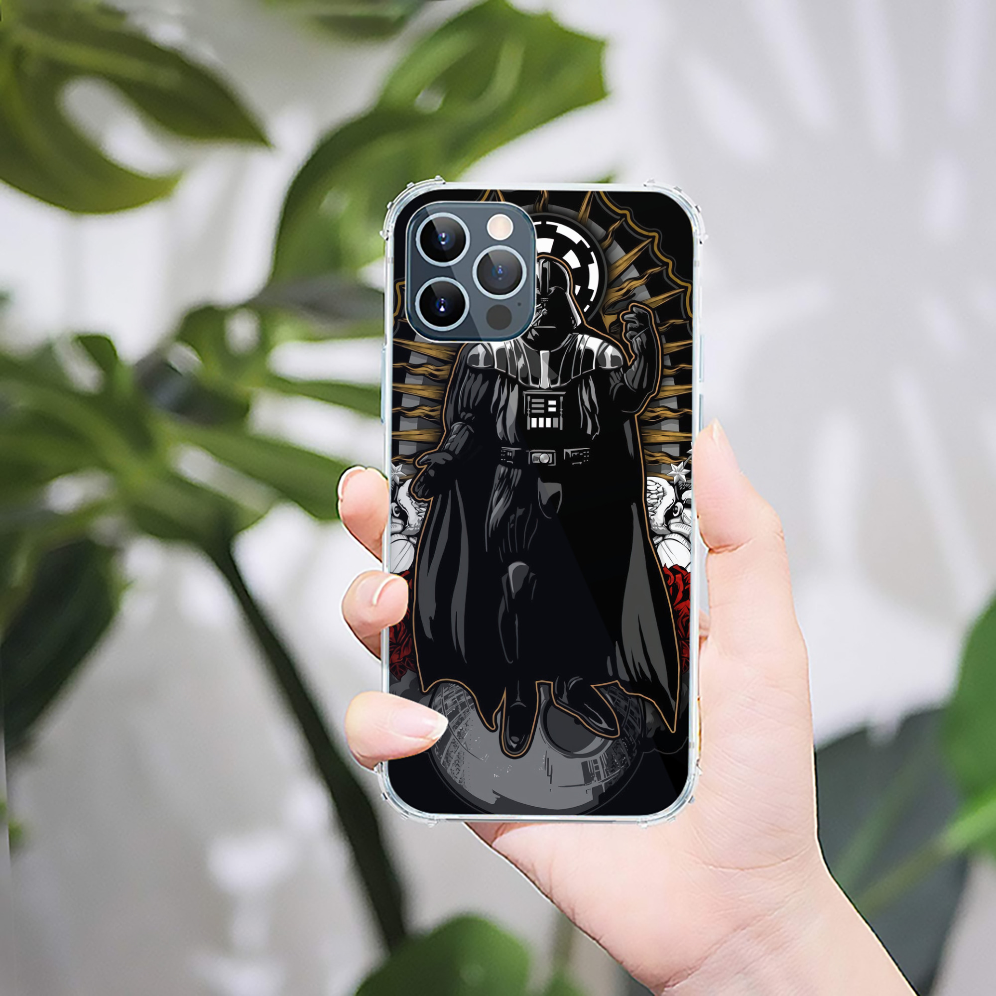 （画像用） スター・ウォーズ Star Wars 【iPhone 12シリーズ対応】透明スマホケース（クリアソフトケース）